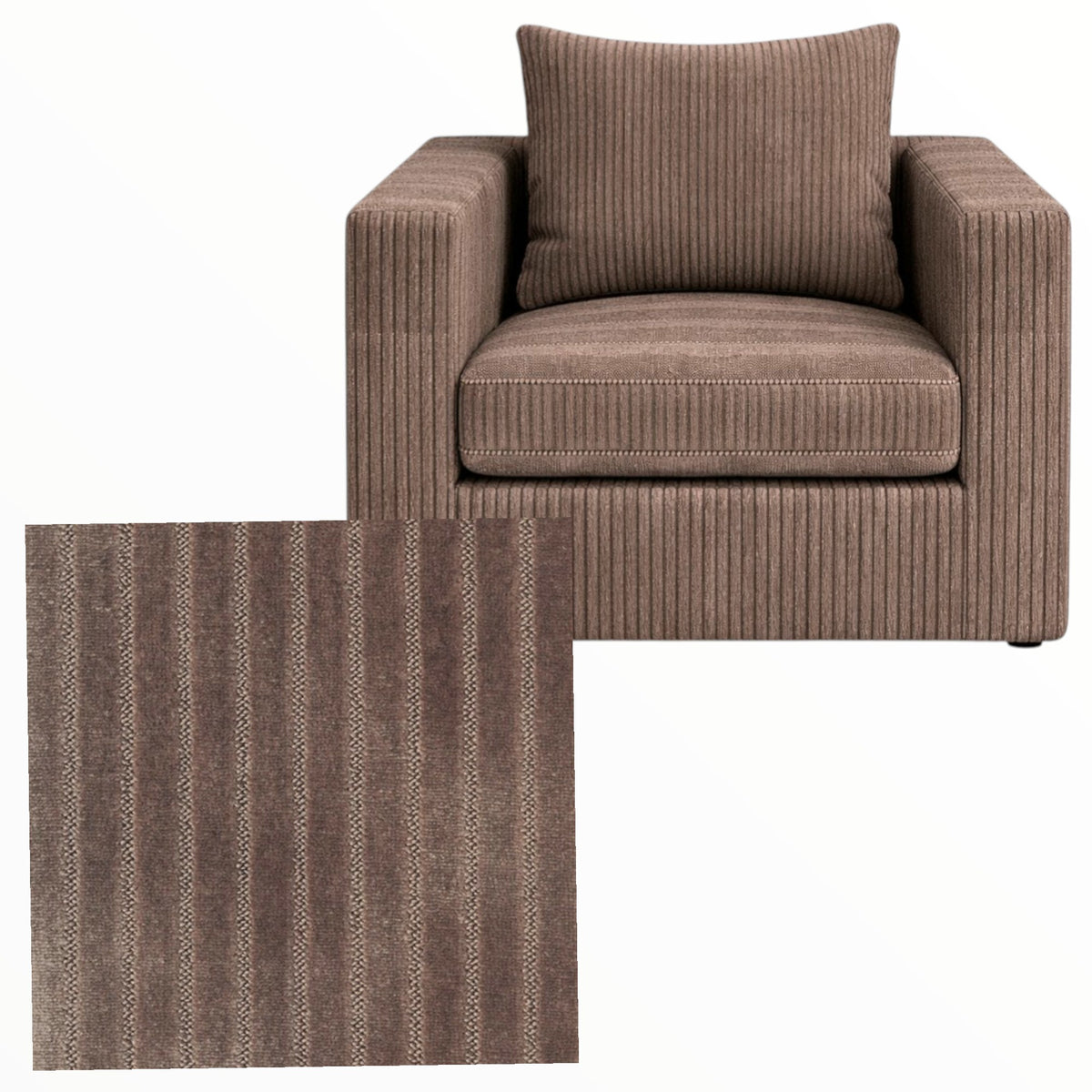 Fabric Upholstery Velvet Nexus Stripe 140 cm
