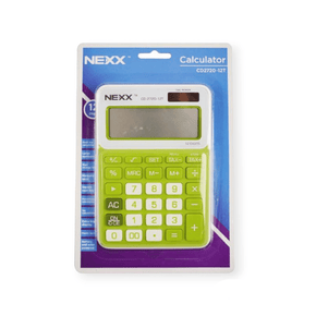 Nexx Tech & Office Nexx Cd2720 Green 12 Digit Desktop Calculator (7396907515993)