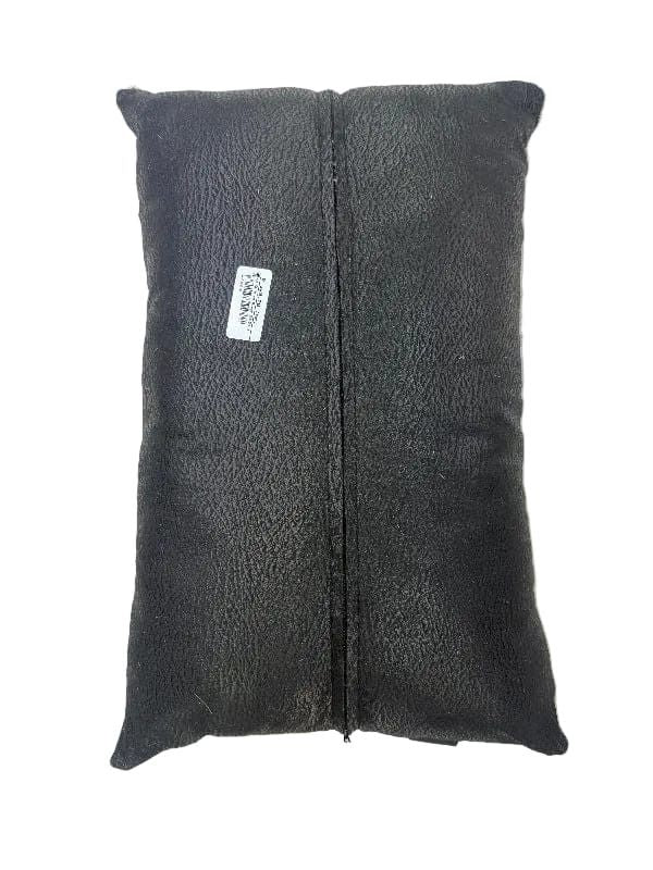 NGUNI scatter cushion Nguni Block Natural Skin Cushion 33 x 50cm Black