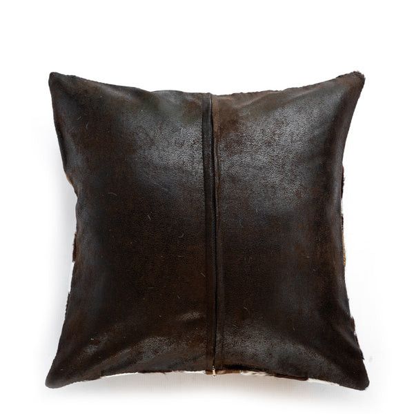 Nguni Block Natural Skin Cushion 50 x 50cm Brown
