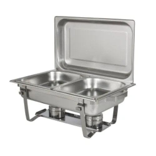 NICE ONE chafing dish Leopard Stainless Steel Double Tray Chafing Dish 16L (7462481461337)