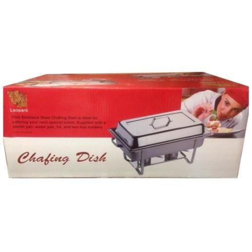 NICE ONE chafing dish Leopard Stainless Steel Single Chafing Dish 16L (7462477889625)