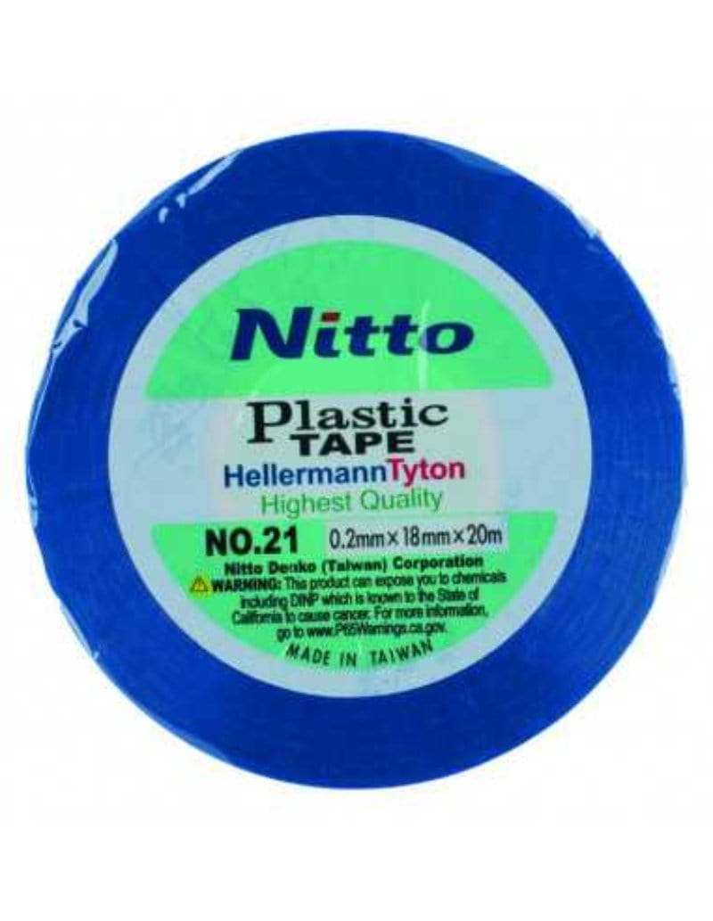 Nitto INSULATION TAPE Nitto 20 m Plastic Insulation Tape Blue TN20BL (7885080592473)
