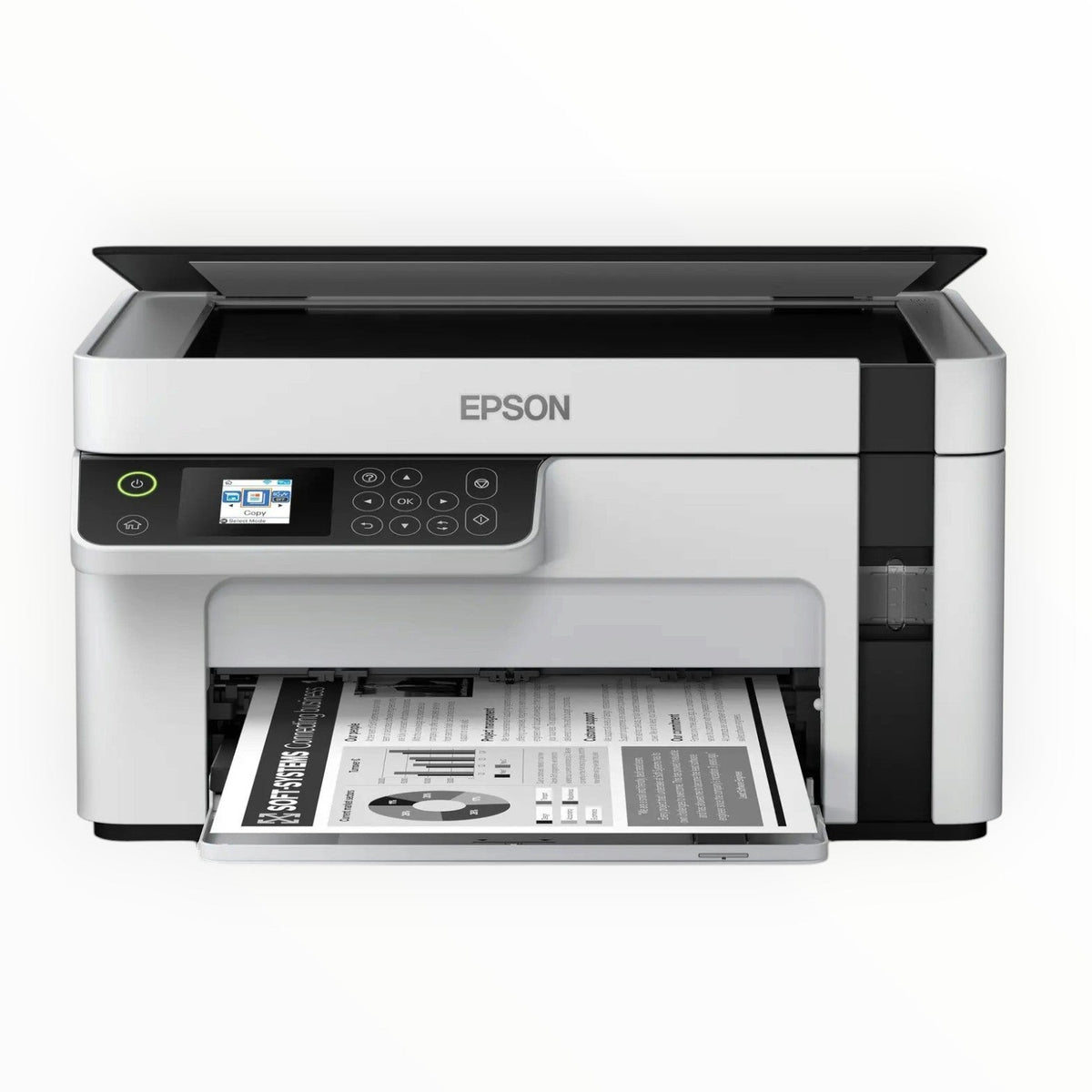 Epson Ecotank M2120 All-in-One Multifunction Inkjet Printer.