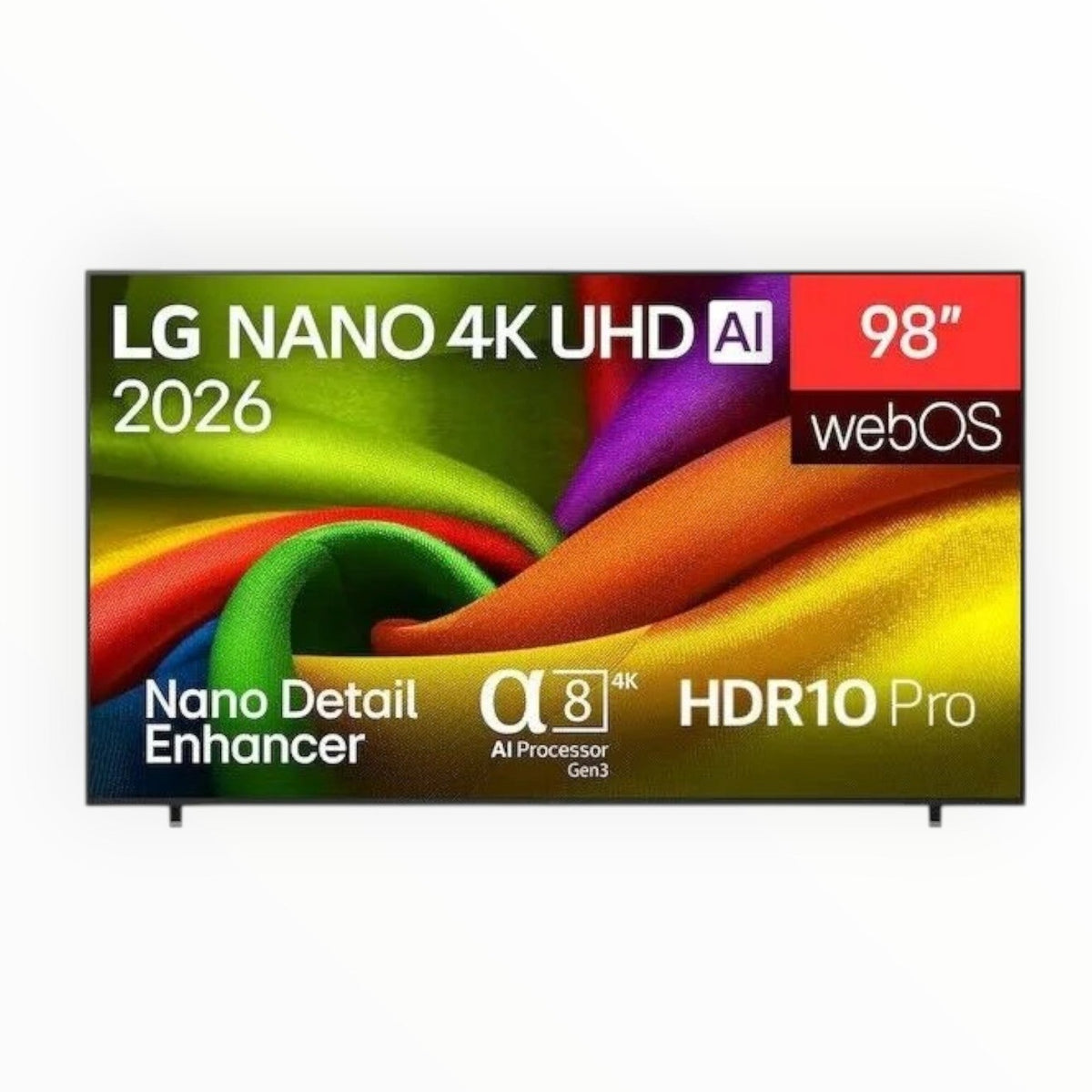 LG 98-Inch NANO 4K UHD AI NU85 Smart TV – 98NU850B6LB.