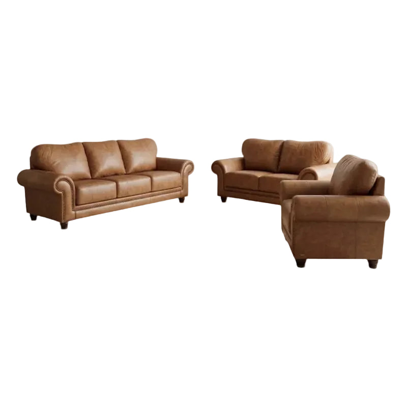 Etosha Lounge Suite Full Leather 3pc.