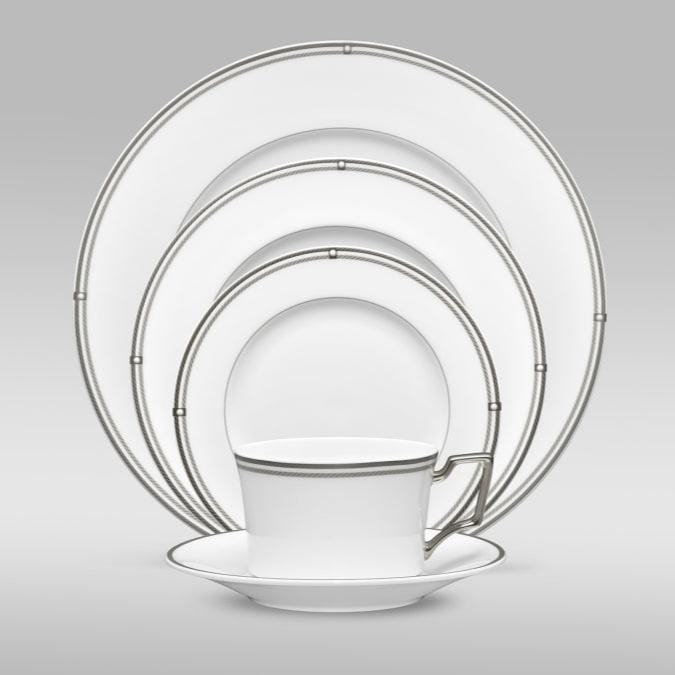 Noritake Dinner Plate Noritake Aidan Platinum Dinner Set 36 Piece AID100 (7792404496473)