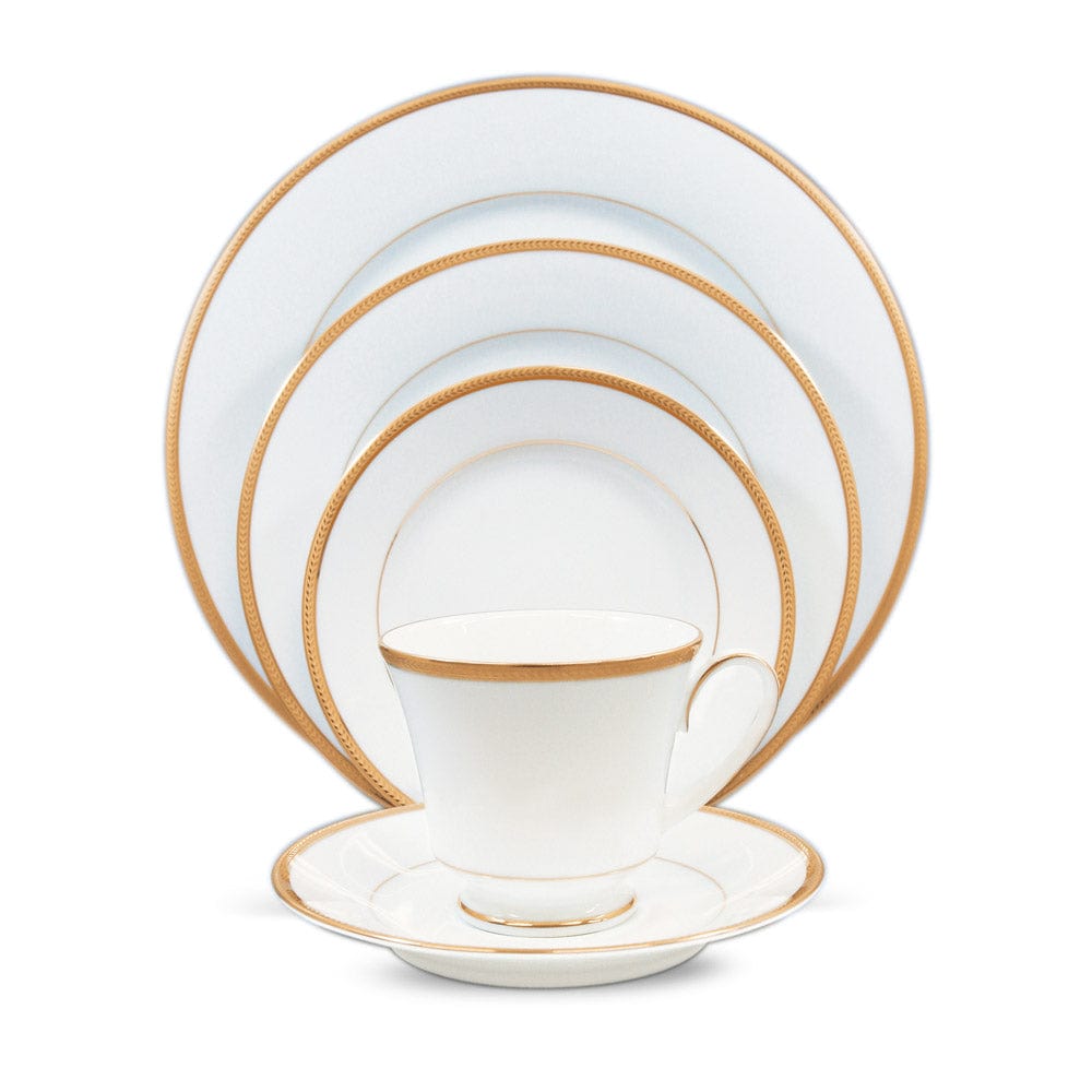 Noritake Dinner Plate Noritake Toorak Gold Dinner Set 36 Piece GLEAF100