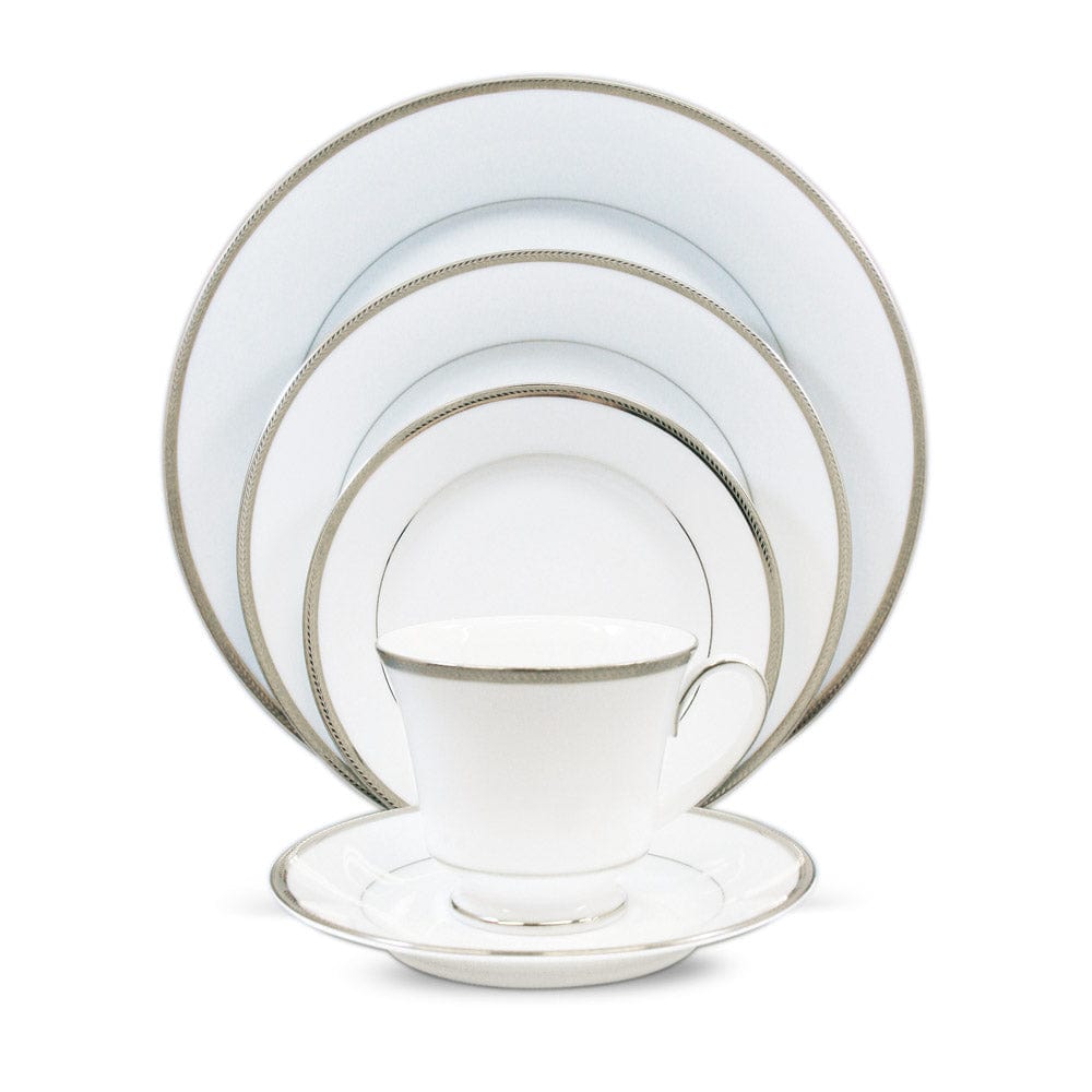 Noritake Dinner Plate Noritake Toorak Platinum Dinner Set 36 Piece PLEAF100