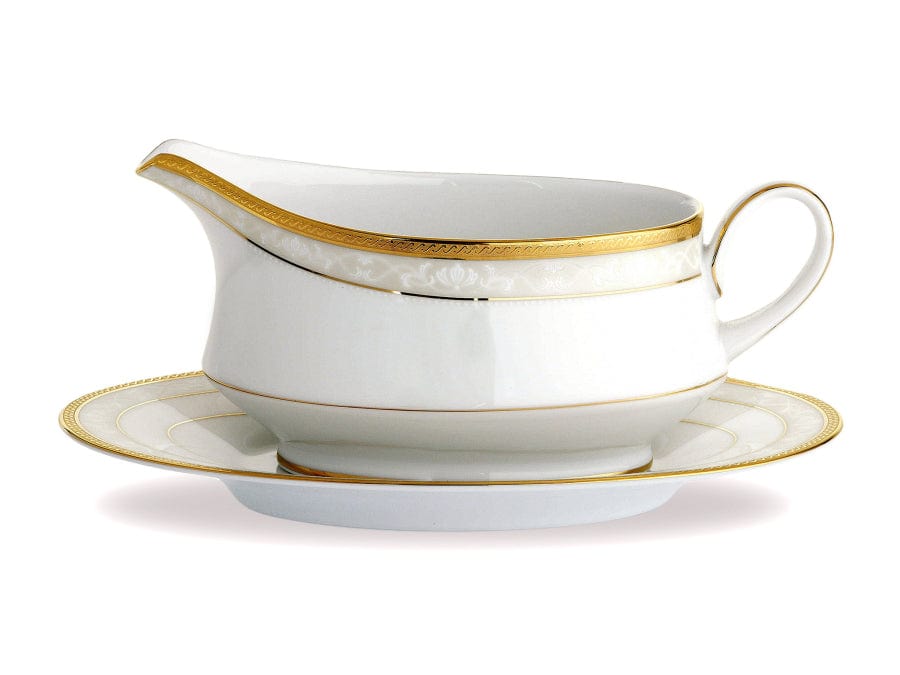 Noritake Gravy Boat Noritake Hampshire Gold Gravy Boat & Saucer 500ml HAMPG012