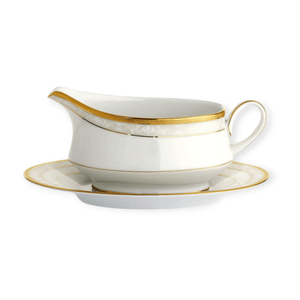 Noritake Gravy Boat Noritake Hampshire Gold Gravy Boat & Saucer 500ml HAMPG012