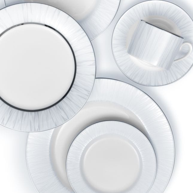 Noritake Serving Platter Noritake Glacier Platinum Oval Platter 40cm GLAC022