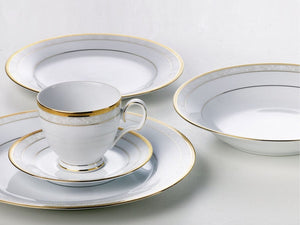 Noritake Serving Platter Noritake Hampshire Gold Platter Medium 34cm HAMPG021 (7792263954521)