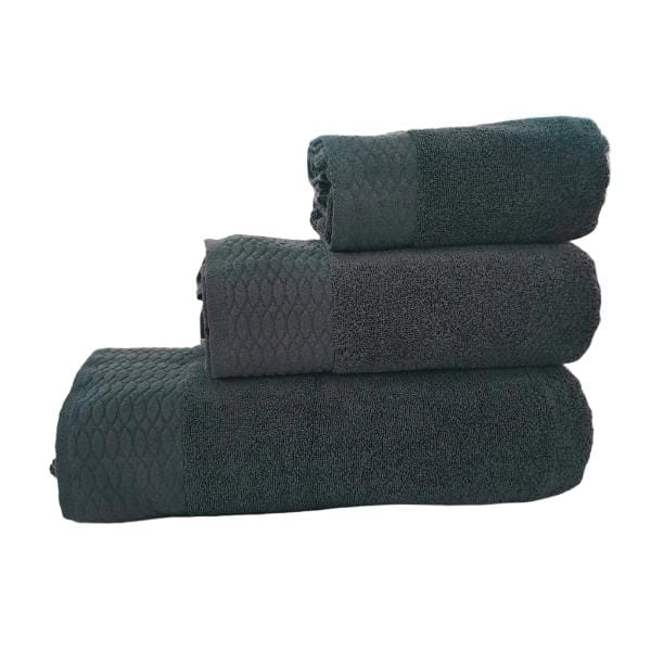NORTEX TOWEL Face Cloth 30 x 30 Inspire Charcoal Nortex Inspire Towels Charcoal 480gsm (7819354570841)