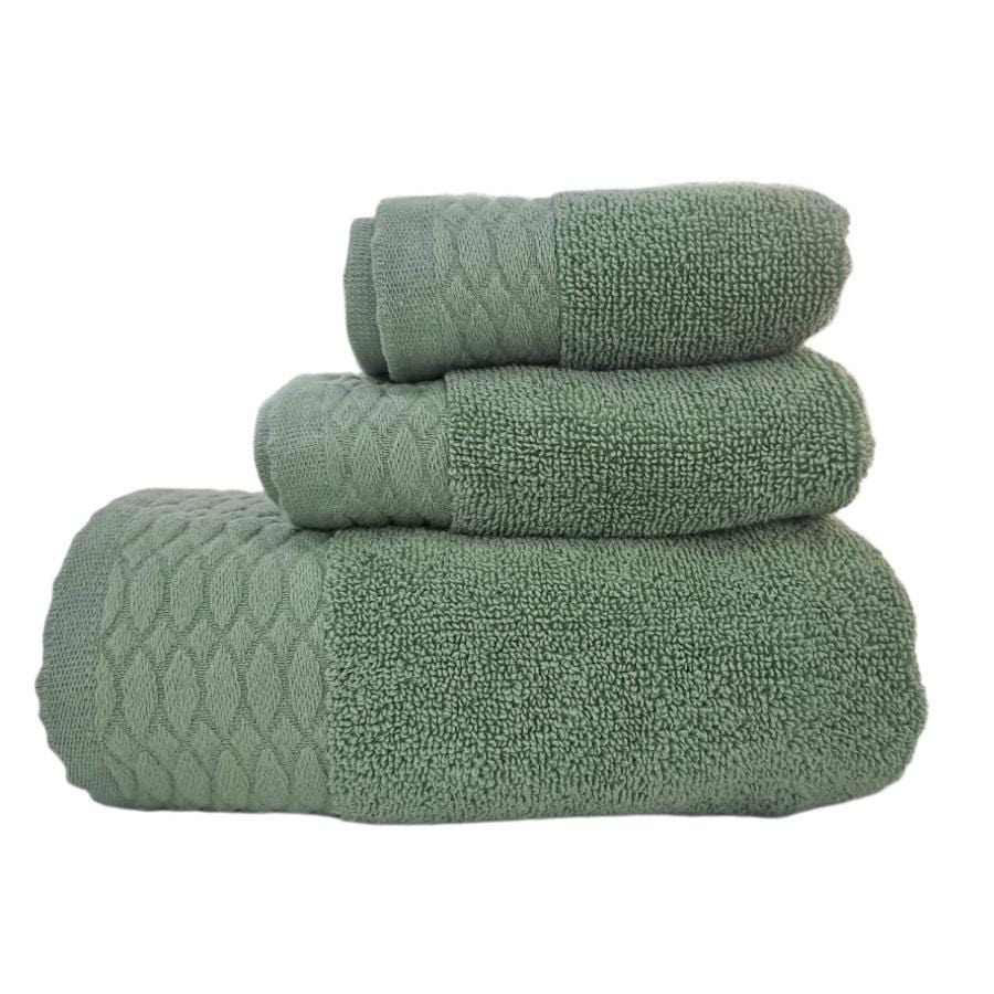 NORTEX TOWEL Face Cloth 30 x 30 Inspire Green Bay Nortex Inspire Towels Green Bay 480gsm (7819359289433)