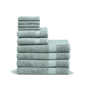 NORTEX TOWEL Face Cloth 30 x 30 Nortex Indulgence Towels Duck Egg Ether 630gsm (7513159467097)
