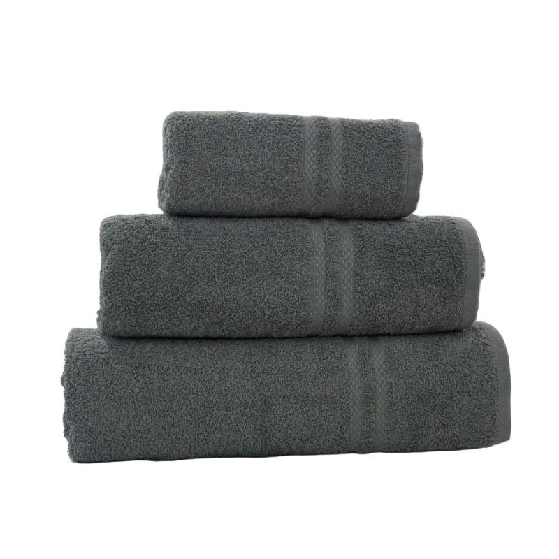 NORTEX TOWEL Face Cloth 30 x 30cm Nortex Madrid Towel Charcoal 420gsm
