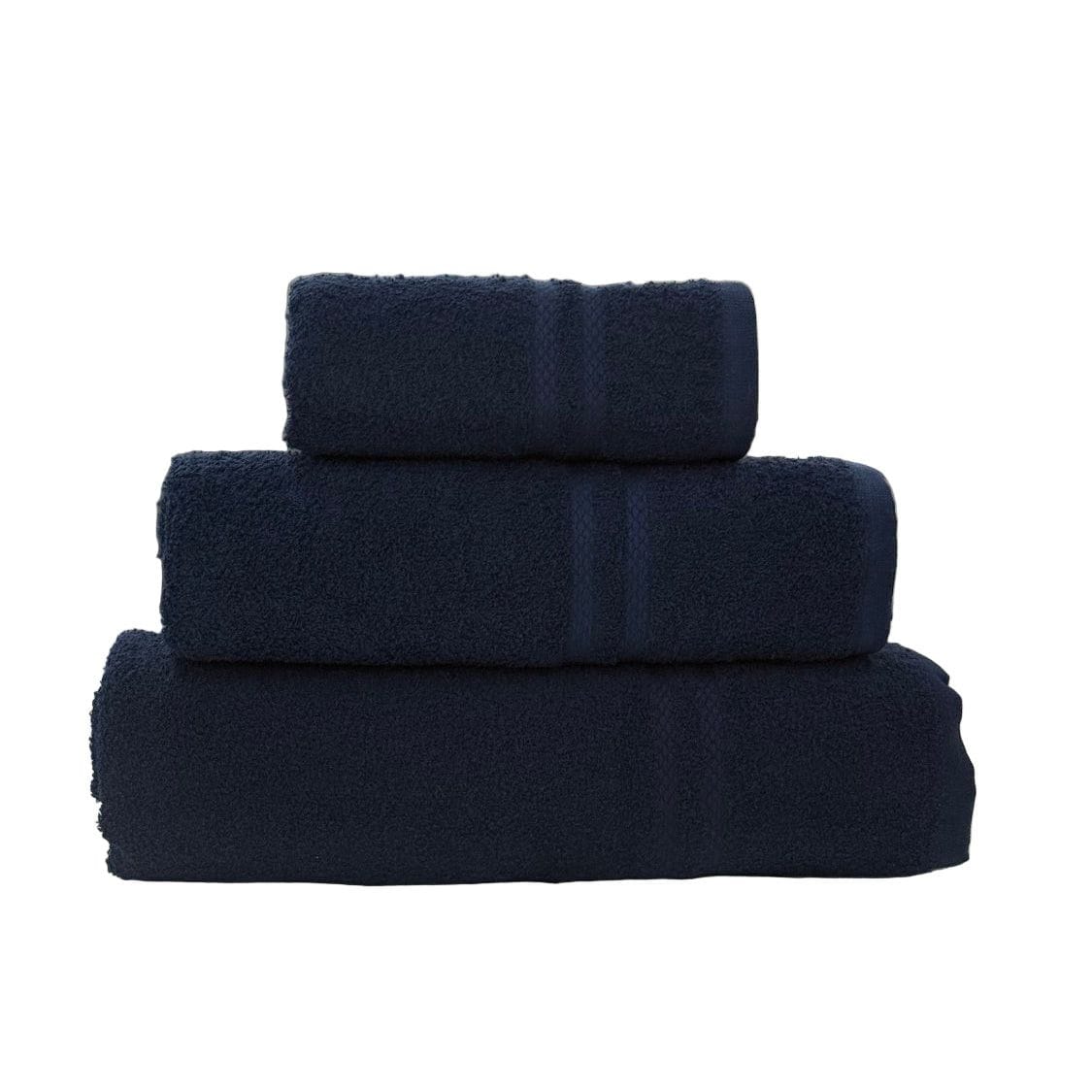 NORTEX TOWEL Face Cloth 30 x 30cm Nortex Madrid Towel Navy Blue 420gsm
