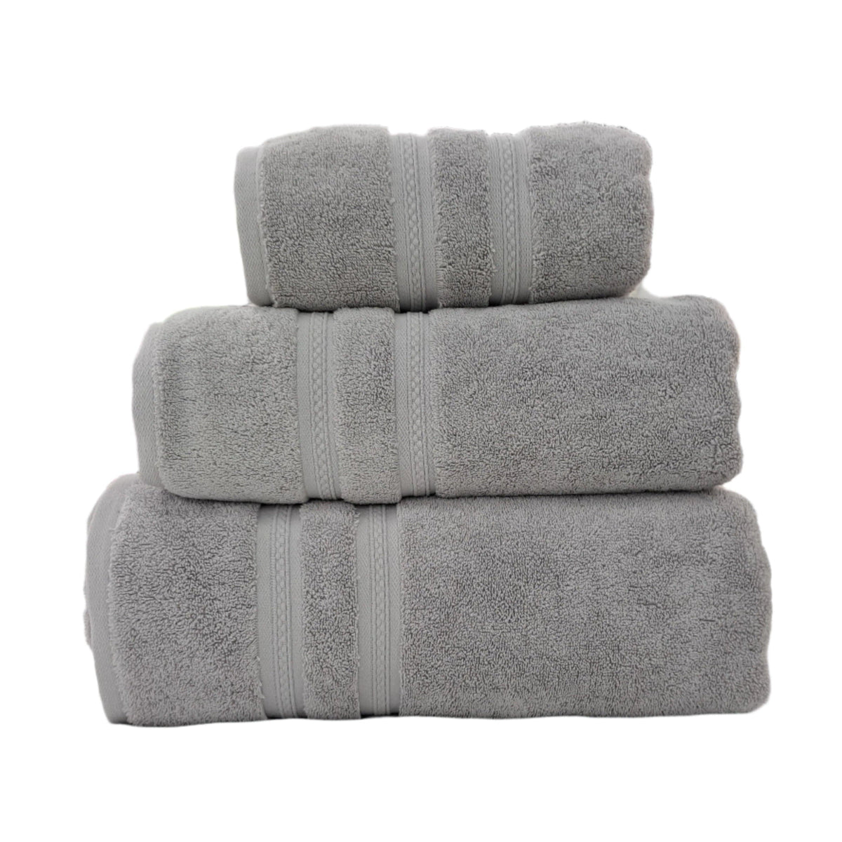 NORTEX TOWEL Face Cloth 30 x 30cm Nortex Royal Plush Towel Light Grey 710gsm (7896478253145)