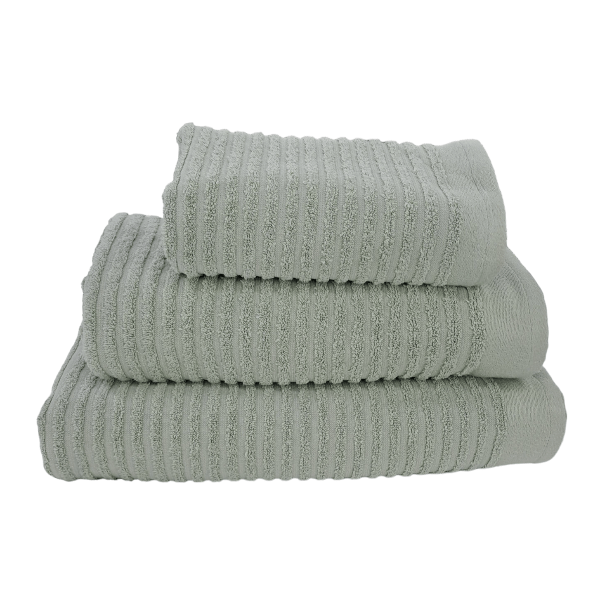 NORTEX TOWEL Hand Towel  50 x 90 Nortex Horizontal Stripe Towel Green 420GSM (7755468898393)