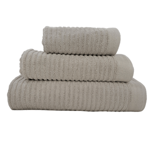 NORTEX TOWEL Nortex Horizontal Stripe Towel Stone 420GSM (7755476271193)