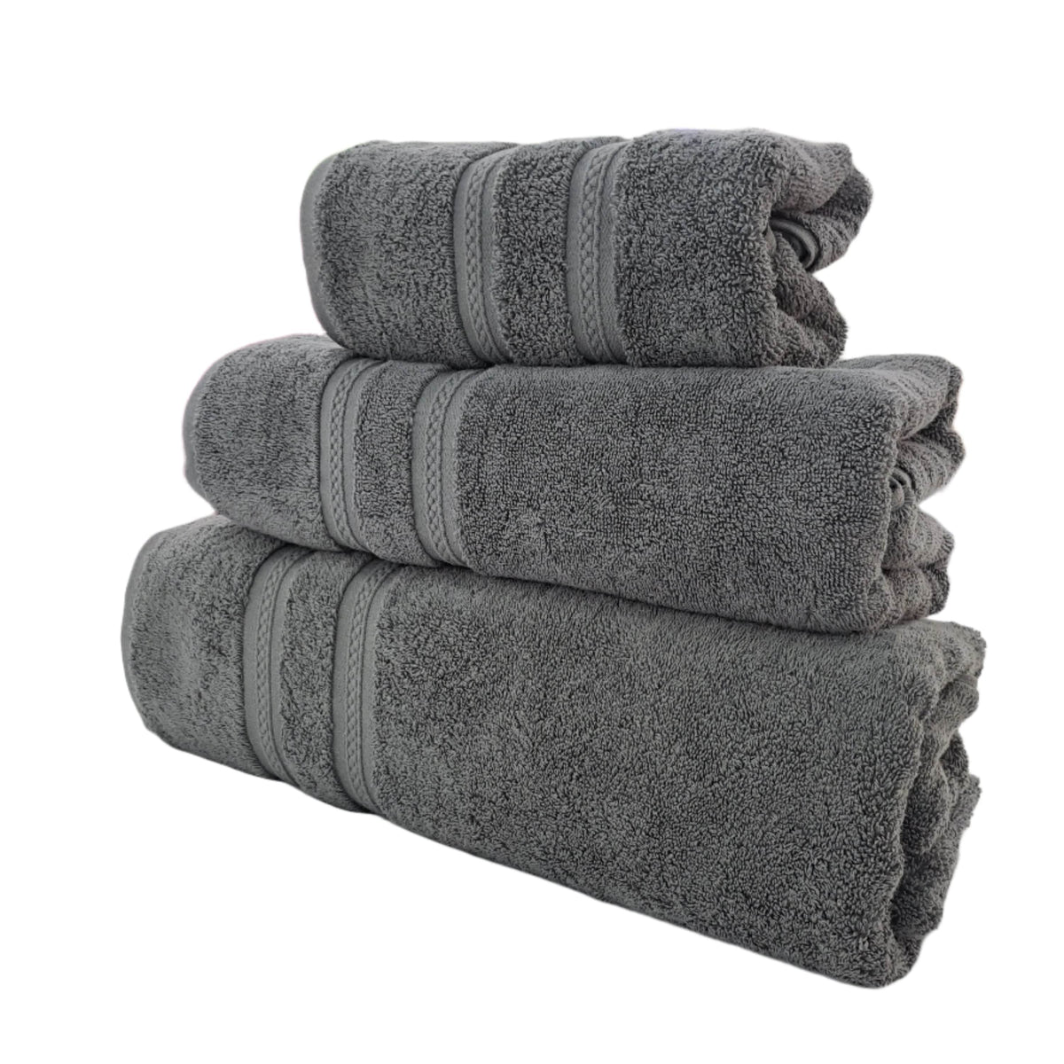 NORTEX TOWEL Nortex Royal Plush Towel Dark Grey 710gsm (7896480546905)