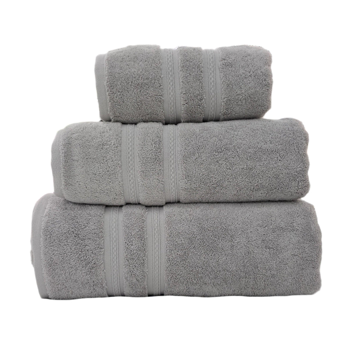 NORTEX TOWEL Nortex Royal Plush Towel Light Grey 710gsm (7896478253145)