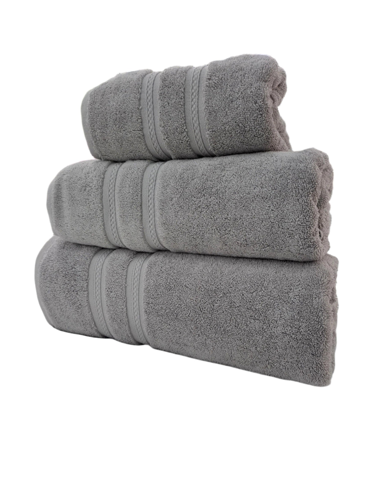 NORTEX TOWEL Nortex Royal Plush Towel Light Grey 710gsm (7896478253145)