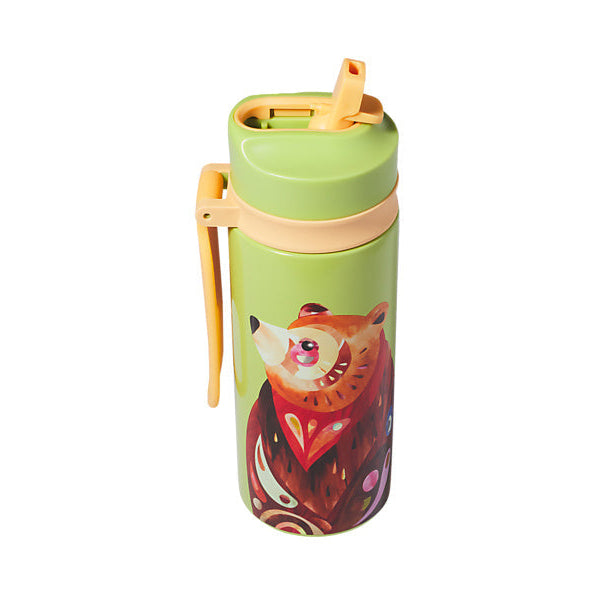 Maxwell & Williams Pete Cromer Woodland Creatures Double Wall Insulated Bottle 500ML Brown Bear NT0221
