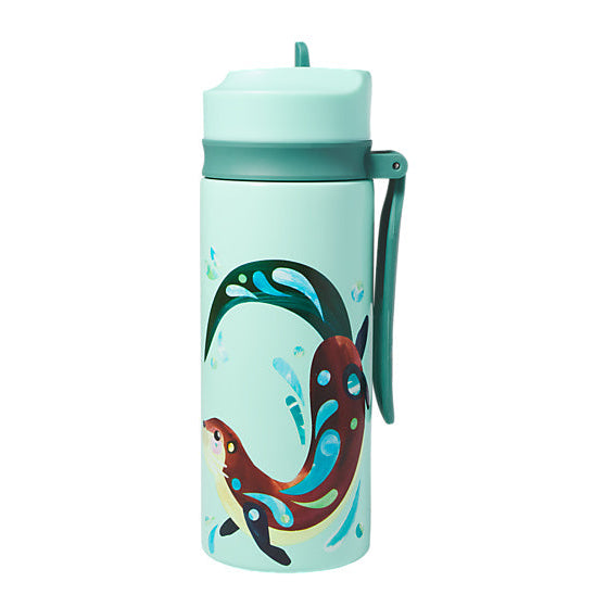 Maxwell & Williams Pete Cromer Woodland Creatures Double Wall Insulated Bottle 500ML Otter NT0222