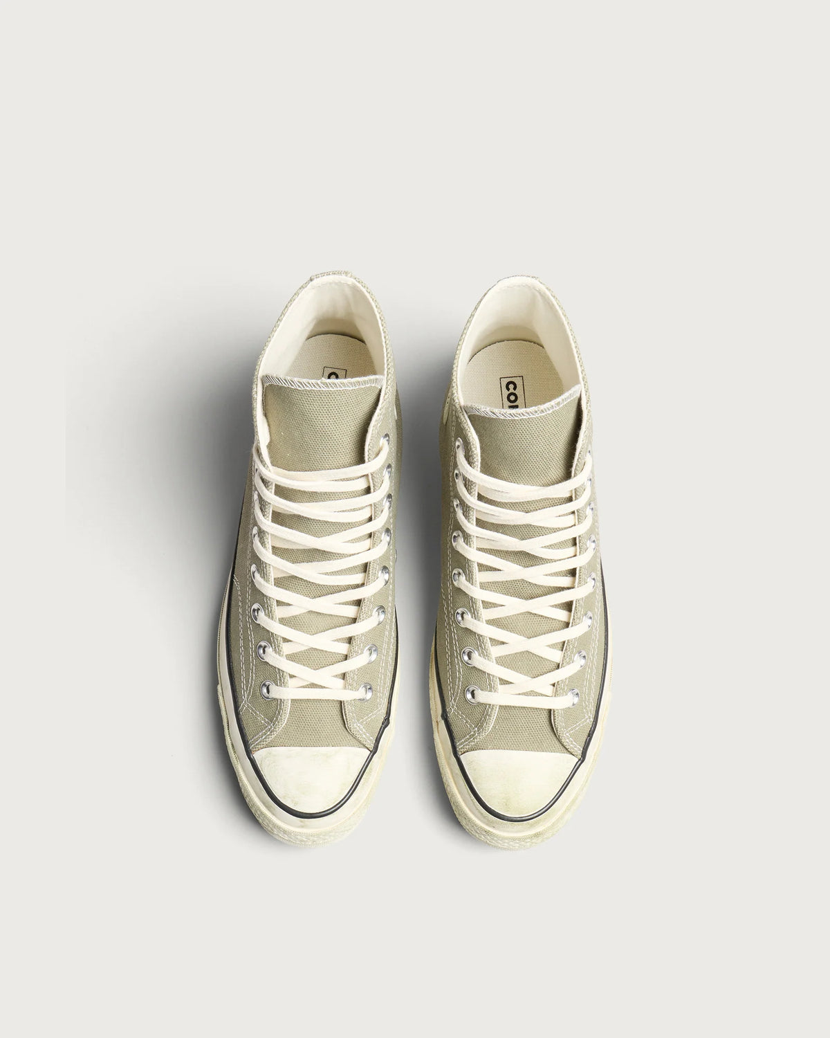 Converse Chuck Taylor 70 Hi Faded Canvas Sneaker-Olive Android/Egret A20089C.
