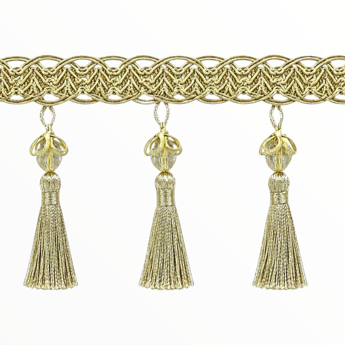 Curtain Fringe Crystal Beads Nude BE-4283