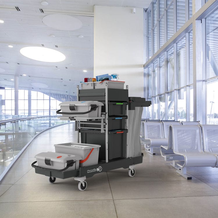 Numatic mop Numatic Janitorial Trolley SM1705R (7483428274265)
