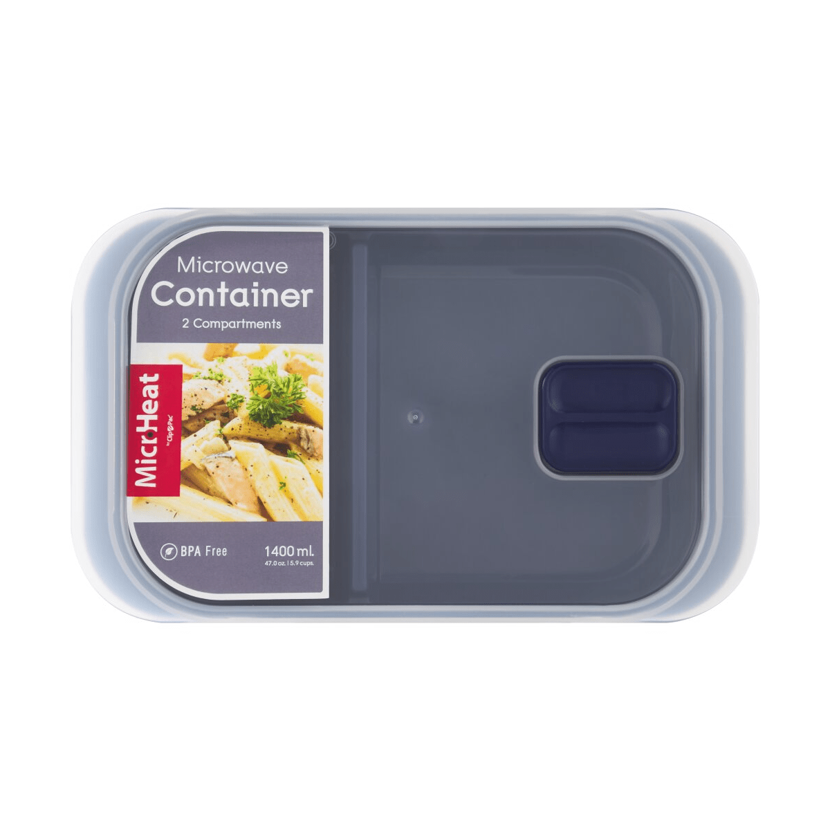 O2 LUNCH BOX O2 Two Compartment Container 1.4L 689