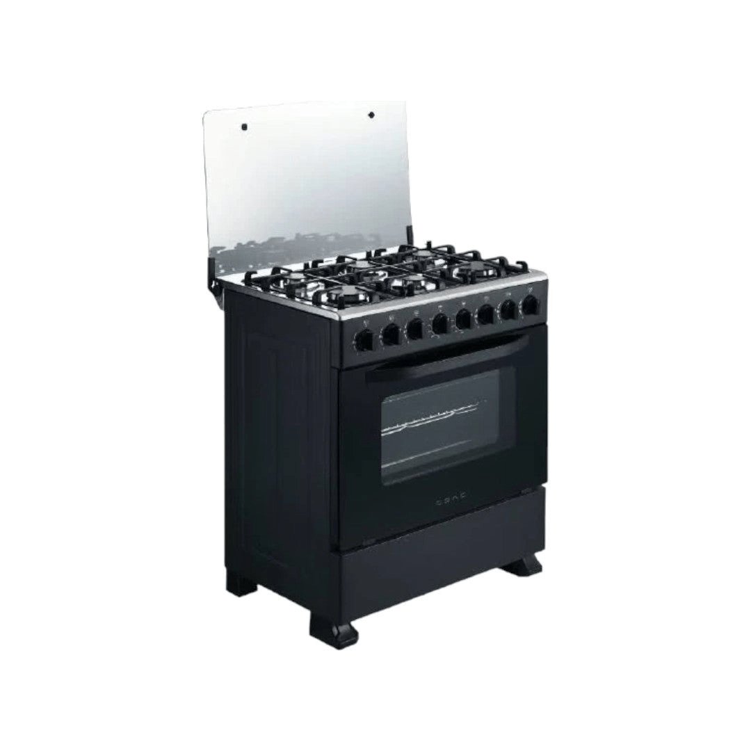 OBAC Gas Stove Obac 76cm Black 6 Burner Gas Stove OB760G/S (7665414373465)