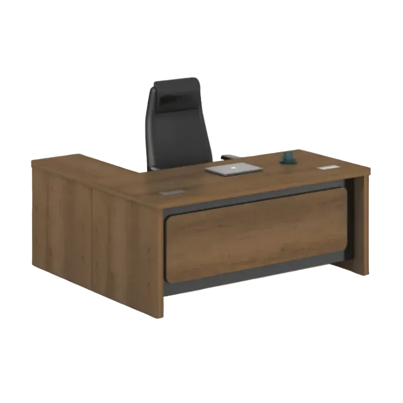 Office Innovation Office Desks Office Desk 1.6M With Freestanding Credenza OZ2518-16