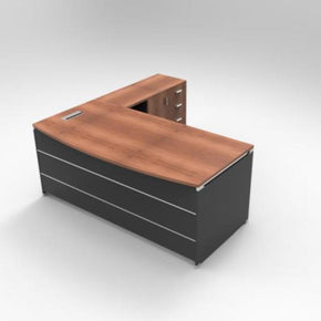 Office Innovation Office Desks Office Desk With Credenza And Built In Drawers OZ13EX03-18 (7820919079001)