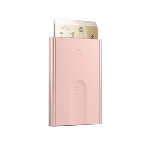 Ogon Card Holder Ogon Slider Compact Card Holder Blush Pink