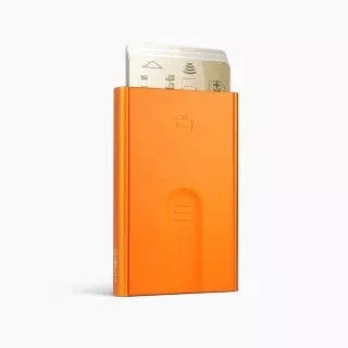 Ogon Card Holder Ogon Slider Compact Card Holder Orange