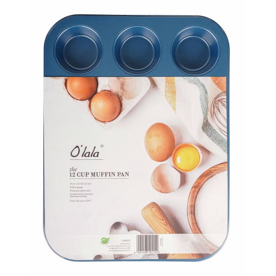 Olala BAKING Olala 12 Cup Muffin Pan CB00225 (7405382172761)