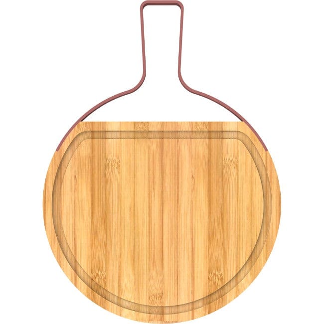 Olala Cutting Board O'lala Bamboo Sphere Cutting Board With Stainless Steel Handle, 42cm SK-9428 (7802565230681)