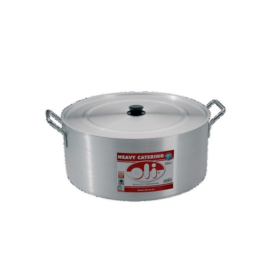 Oli Pots Set Oli Cater Pot Heavy Duty Emerished Finish 50lt H7/50