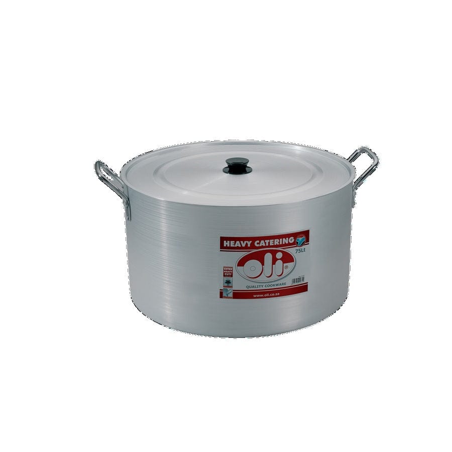 Oli Pots Set Oli Cater Pot Heavy Duty Emerished Finish 75lt H7/75