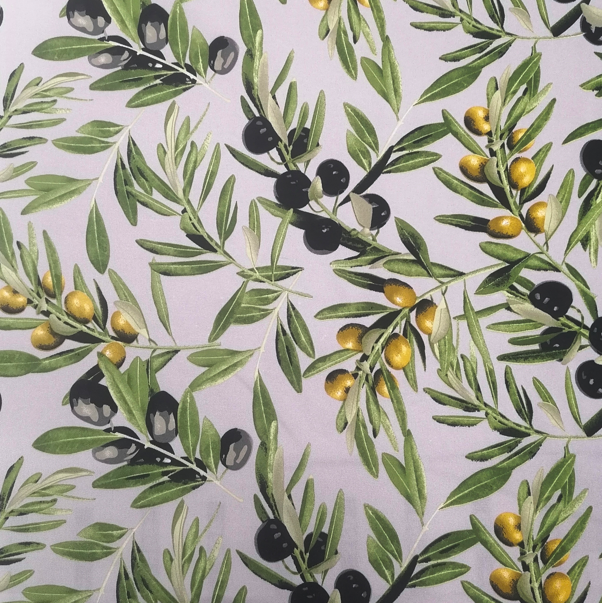 Printed Mini Matt Olives 140 cm.