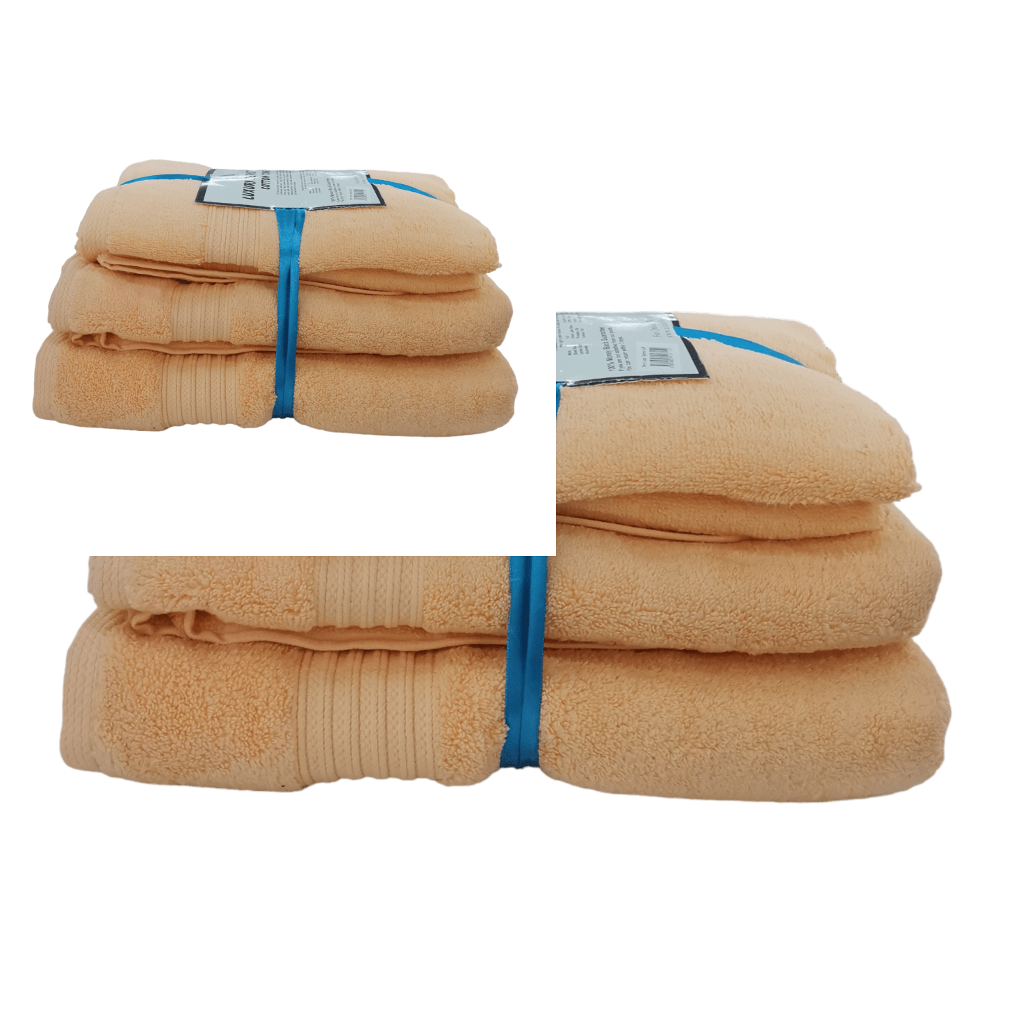 One Homechoice TOWEL Luxury Zero Twist Cotton Towel 4 Piece Peach (7510596517977)