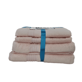 One Homechoice TOWEL Luxury Zero Twist Cotton Towel 4 Piece Pink (7563793760345)