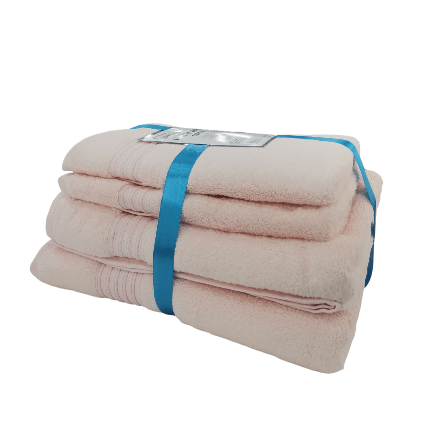 One Homechoice TOWEL Luxury Zero Twist Cotton Towel 4 Piece Pink (7563793760345)