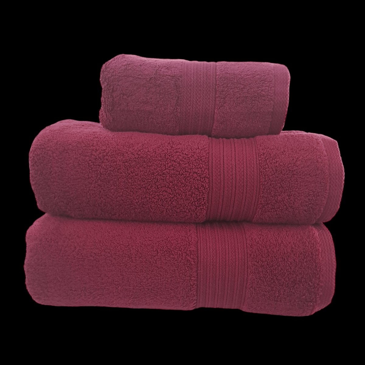 One Homechoice TOWEL Luxury Zero Twist Cotton Towel Wine