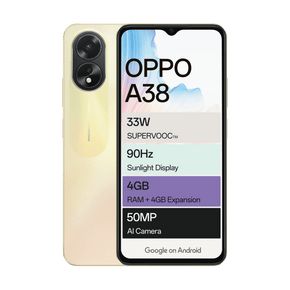 Oppo Smart Phones Oppo A38 128GB Dual Sim - Gold (7685464293465)