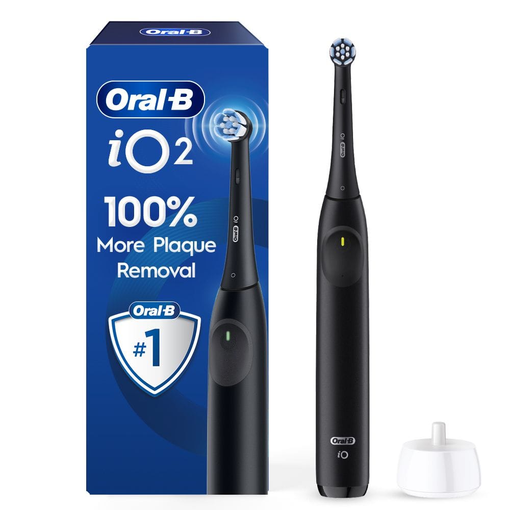 Oral-B iO Series 2 Rechargeable Electric Toothbrush, Matte Black